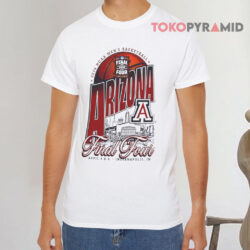 Ncaa Final Four Arizona Wildcats Men’s Basketball 2026 White T shirt