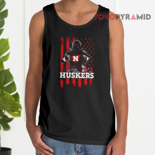 Nebraska Cornhuskers Player Flag Tank Top Nebraska Cornhuskers Player Flag Tank Top