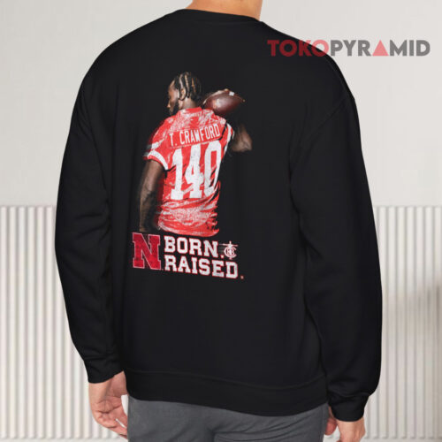 Nebraska Football Terence Crawford Bud Sweatshirt Back Nebraska Football Terence Crawford Bud Sweatshirt Back