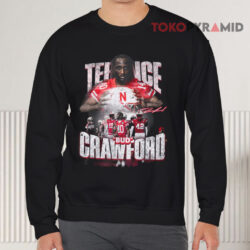 Nebraska Football Terence Crawford Bud Shirt 3 Nebraska Football Terence Crawford Bud Sweatshirt Front