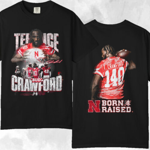 Nebraska Football Terence Crawford Bud T shirt Nebraska Football Terence Crawford Bud T shirt