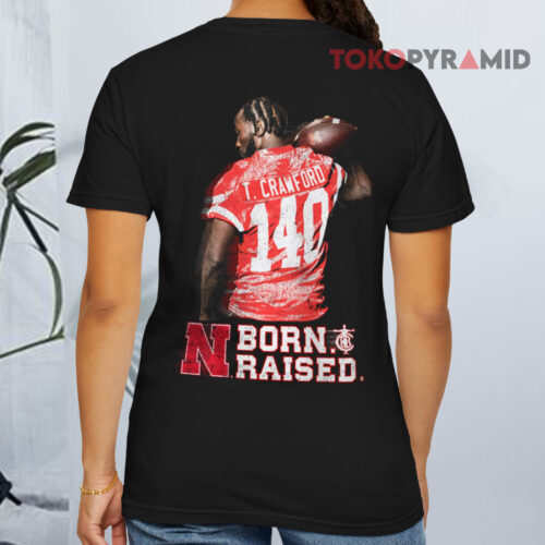 Nebraska Football Terence Crawford Bud T shirt Back Nebraska Football Terence Crawford Bud T shirt Back