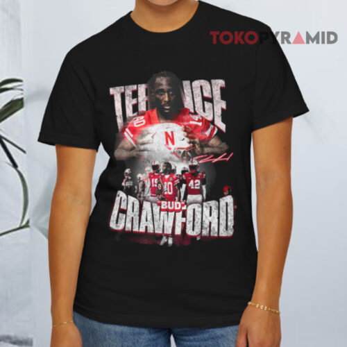 Nebraska Football Terence Crawford Bud T shirt Front Nebraska Football Terence Crawford Bud T shirt Front