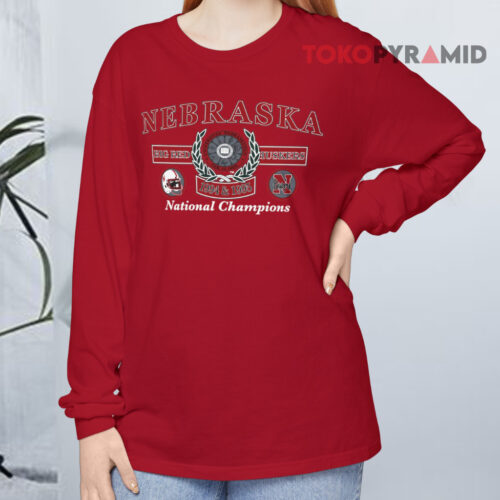 Nebraska Huskers 1994 1995 National Champions Long sleeved Nebraska Huskers 1994 1995 National Champions Long sleeved