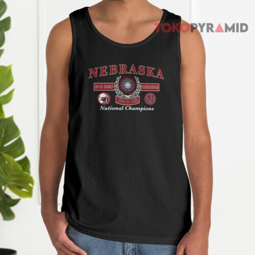 Nebraska Huskers 1994 1995 National Champions Tank Top Nebraska Huskers 1994 1995 National Champions Tank Top
