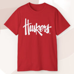 Nebraska Legacy Script Huskers T shirt