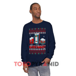 Never Forget Floppy Disk VHS Tape Cassette Christmas Sweatshirt 2 Never Forget Floppy Disk Vhs Tape Cassette Christmas Navy Long sleeved