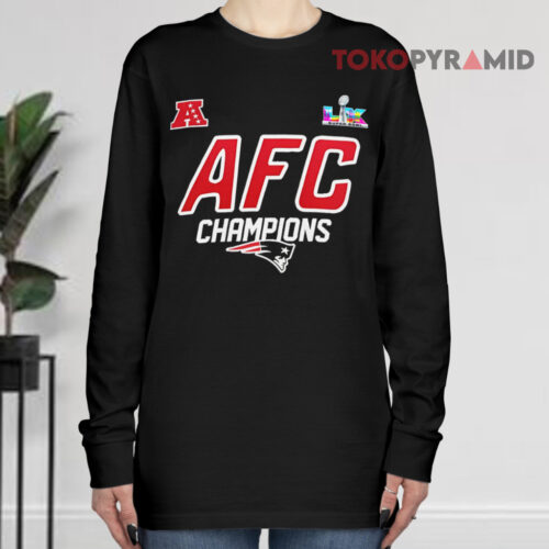 New England Patriots 2025 26 Afc Champions Long sleeved