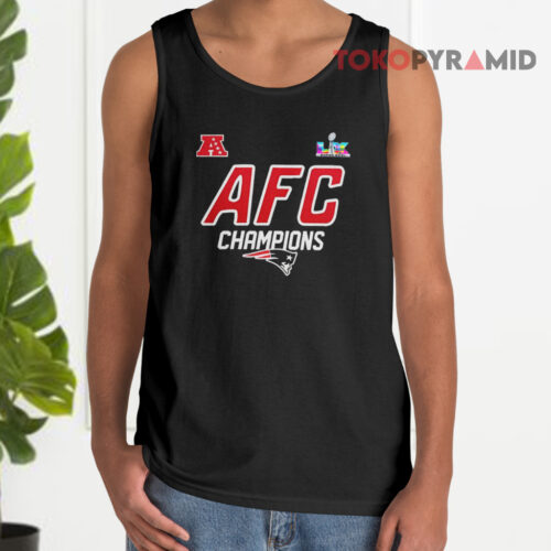 New England Patriots 2025 26 Afc Champions Tank Top