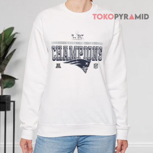 New England Patriots 2025 Afc Champions Sweatshirt New England Patriots 2025 Afc Champions Sweatshirt