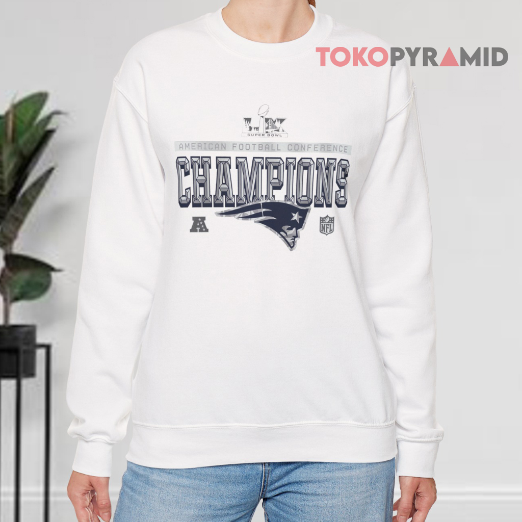 New England Patriots 2025 Afc Champions Sweatshirt New England Patriots 2025 Afc Champions Sweatshirt