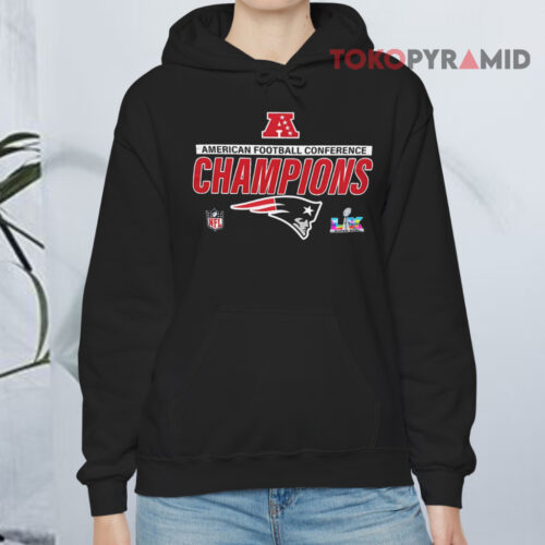 New England Patriots Afc Champions 25 26 Hoodie