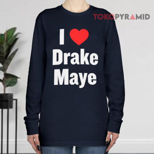 New England Patriots Will Campbell I Love Drake Maye Long sleeved New England Patriots Will Campbell I Love Drake Maye Long sleeved