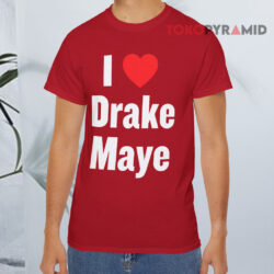 New England Patriots Will Campbell I Love Drake Maye Shirt 4 New England Patriots Will Campbell I Love Drake Maye Red T shirt
