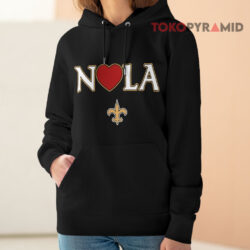 New Orleans Saints Nola Logo Hoodie