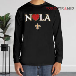 New Orleans Saints Nola Logo Shirt 4 New Orleans Saints Nola Logo Long sleeved