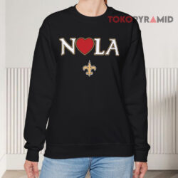 New Orleans Saints Nola Logo Shirt 3 New Orleans Saints Nola Logo Sweatshirt