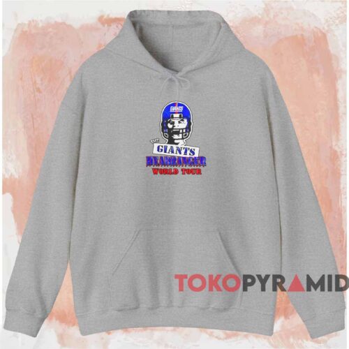 New York Giants Head Banger World Tour Shirt Grey Hoodie New York Giants Head Banger World Tour Shirt Grey Hoodie