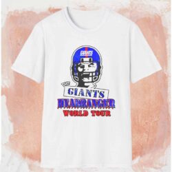 New York Giants Head Banger World Tour Shirt White T shirt