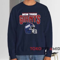 New York Giants Helmet Vintage Shirt Navy Sweatshirt