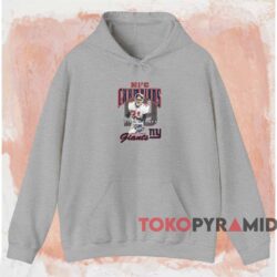 New York Giants Jason Sehorn Nfc Champions Shirt Grey Hoodie