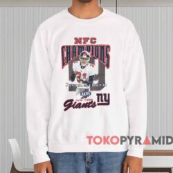New York Giants Jason Sehorn Nfc Champions Shirt White Sweatshirt