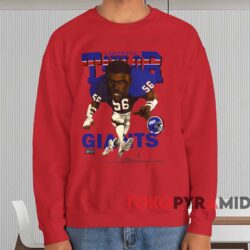 New York Giants Lawrence Taylor Caricature Shirt Red Sweatshirt