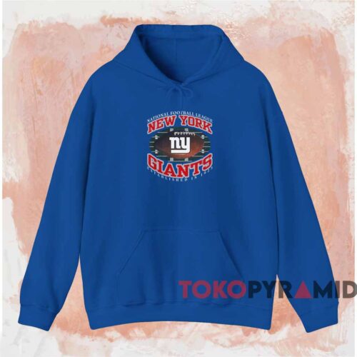 New York Giants Nfl Est In 1925 Shirt Blue Hoodie