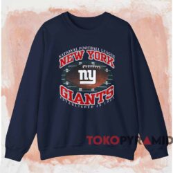 New York Giants Nfl Est In 1925 Shirt Navy Sweatshirt