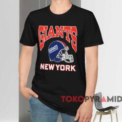 New York Giants Nfl Football Tee Black T shirt