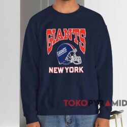 New York Giants Nfl Football Tee Navy Sweatshirt