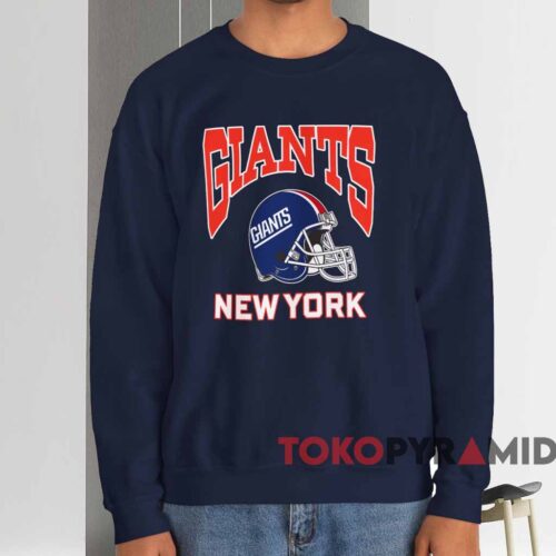New York Giants Nfl Football Tee Navy Sweatshirt