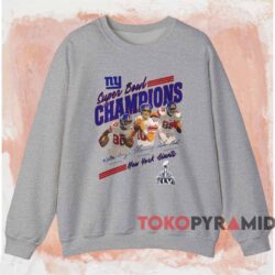 New York Giants Super Bowl XLVI Champions Shirt 3 New York Giants Super Bowl Xlvi Champions Shirt Grey Sweatshirt