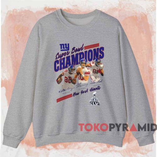 New York Giants Super Bowl Xlvi Champions Shirt Grey Sweatshirt New York Giants Super Bowl Xlvi Champions Shirt Grey Sweatshirt