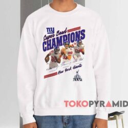 New York Giants Super Bowl XLVI Champions Shirt 4 New York Giants Super Bowl Xlvi Champions Shirt White Sweatshirt