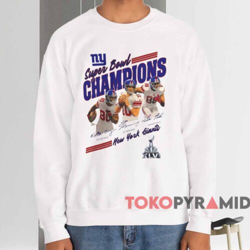 New York Giants Super Bowl Xlvi Champions Shirt White Sweatshirt New York Giants Super Bowl Xlvi Champions Shirt White Sweatshirt