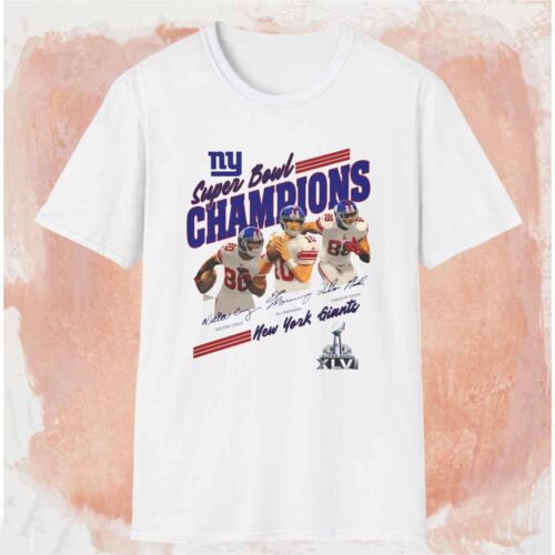 New York Giants Super Bowl Xlvi Champions Shirt White T shirt New York Giants Super Bowl Xlvi Champions Shirt White T shirt