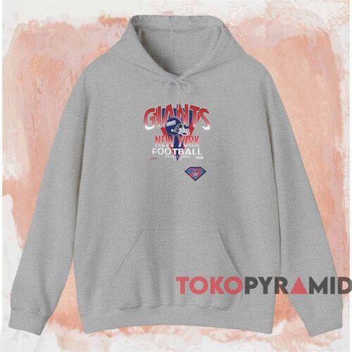 New York Giants Trench 75th Anniversary Shirt Grey Hoodie
