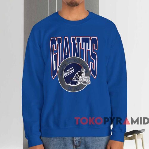 New York Giants Vintage 90s Shirt Blue Sweatshirt