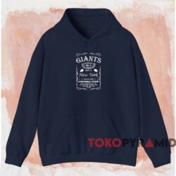 New York Giants World's No 1 Team Quality Football Shirt Navy Hoodie