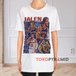 New York Knicks 11 Jalen Brunson White T shirt