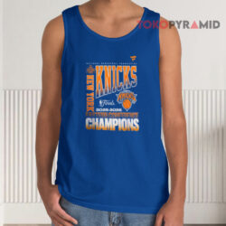 New York Knicks 2025 2026 Nba Eastern Conference Champions Tank Top
