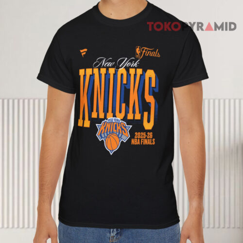 New York Knicks 2026 Nba Finals Black T shirt