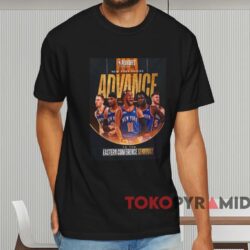 New York Knicks Advance To The Eastern Conference Semifinals Nba Playoffs T shirt Black T shirt