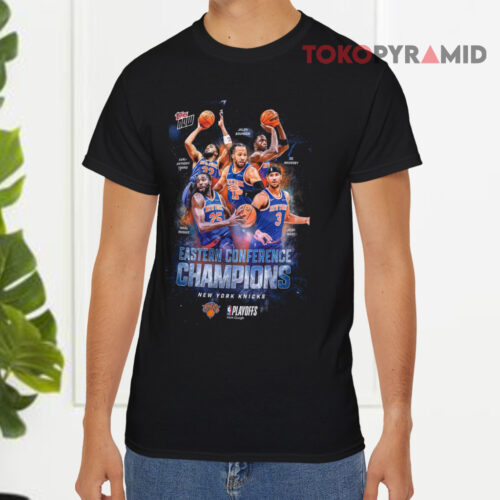 New York Knicks Eastern Conference Champions 2026 Advance Nba Finals Black T shirt
