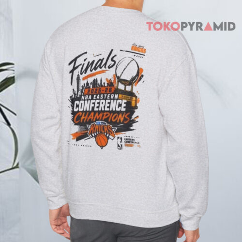 New York Knicks Finals 2025 26 Eastern Conference Champions Sweatshirt Back