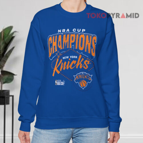 New York Knicks Nba Cup 2025 Champions Sweatshirt