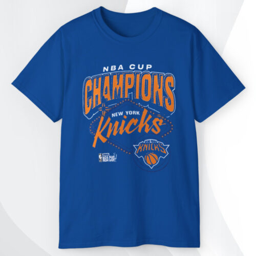 New York Knicks Nba Cup 2025 Champions T shirt
