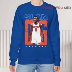 New York Knicks OG Anunoby Tee The Hand Of OG Game Winning Putback Blue Sweatshirt