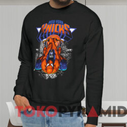 New York Knicks Spider-Man T-shirt 3 New York Knicks Spider man T shirt Black Sweatshirt